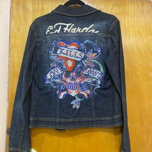 Authentic Ed Hardy ladies jacket